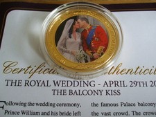 Coin One Dollar The Royal Wedding April 29th 2011 The Balcony Kiss