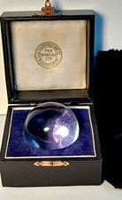 Rare Victorian Two Worlds Ltd fortune teller cased crystal ball Spirit Scrying