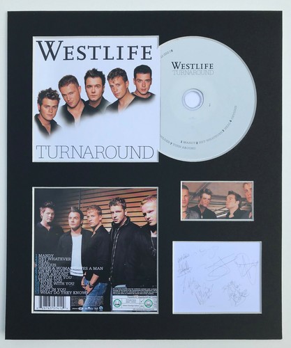 Westlife signed autographed - -,