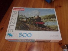 DEVON SUNLIGHT BY B J FREEMAN - WADDINGTON 500 PIECE JIGSAW PUZZLE - STEAM TRAIN