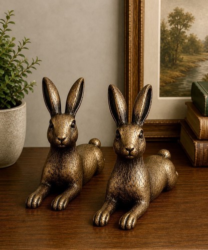Set two gold - of, bunny