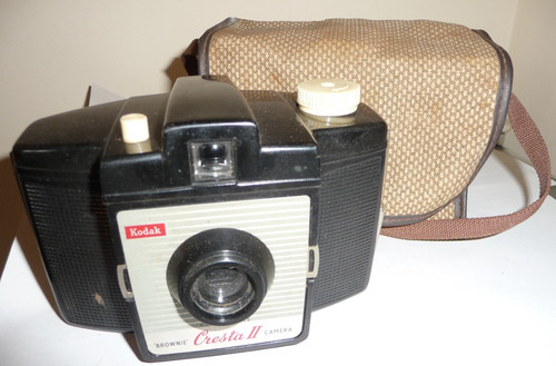 Vintage kodak brownie cresta - vintage,