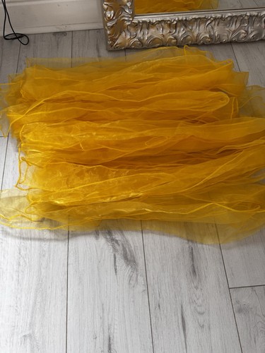 Yellow chair sashes - yellow,