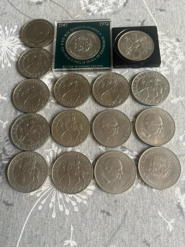 Old coins crowns - old,