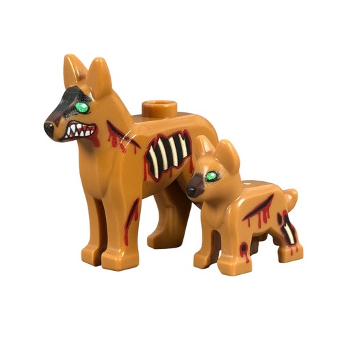 Zombie dog puppy custom - zombie,