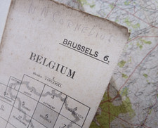 WW1 British map entitled