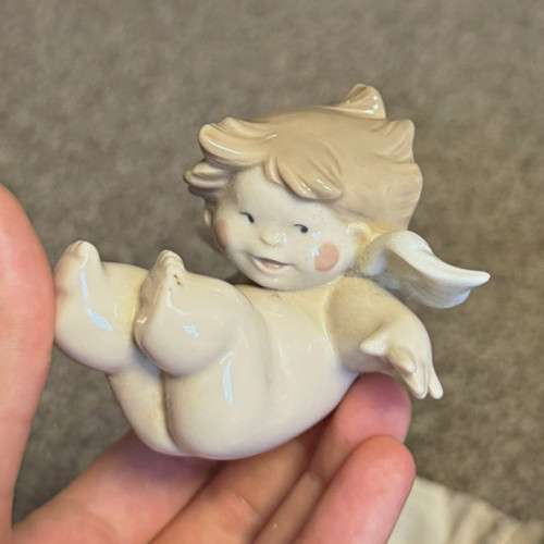 Nao porcelain cherub - porcelain, angel