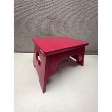 Circo Red Wooden Step Stool