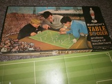 Complete Waddingtons 1965 Table Soccer Game (Tiddly Wink game)