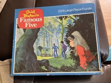 Whitman 7613 Grid Blytons Famous Five Jigsaw Puzzle 224 Large Piece Puzzle Rare