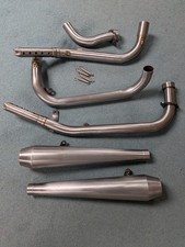 Ducati Supersport 600  750 Custom Exhaust System By Raysons Raw Steel