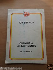 JCB SERVICE OPTIONS & ATTACHMENTS DEALER GUIDE P/N 9804/6100