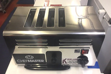 Chefmaster HEG480 Toaster 4 Slot Timer 2/4 Slot Selection Crumb Tray 1