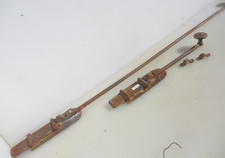 Antique Cremone Door Bolt Lock Iron Victorian French Window 40" 16"