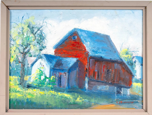 Original landscape oil - original,