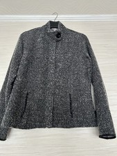 Per Una grey black lightweight jacket size M 10/12 great alternative to denim ja