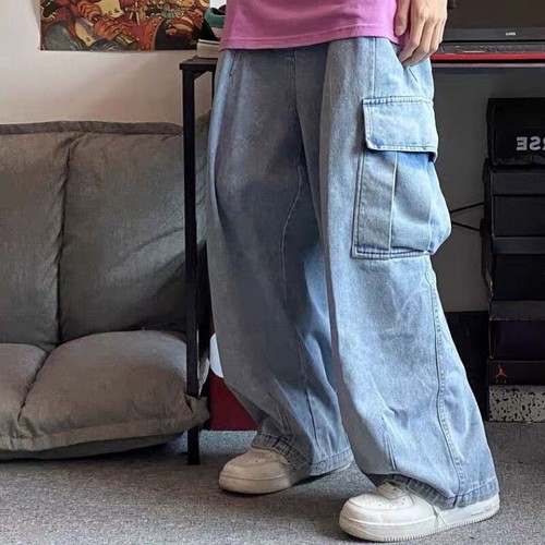 Men baggy jeans hip hop - hop, denim