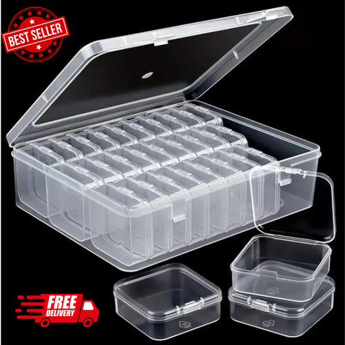 Bead organizer box 30pcs small - bead,