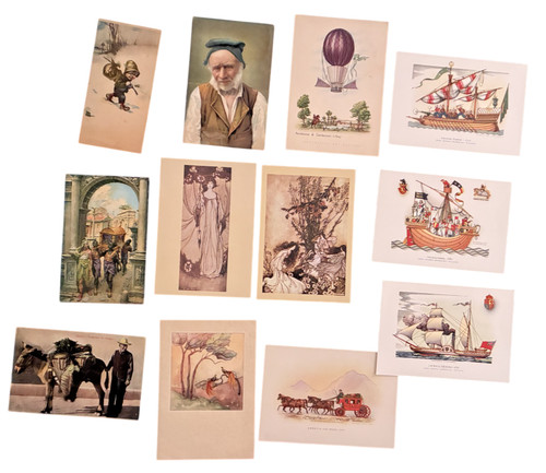 Vintage illustrated - 12,