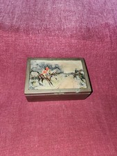 Metal And Wood Cigar Box