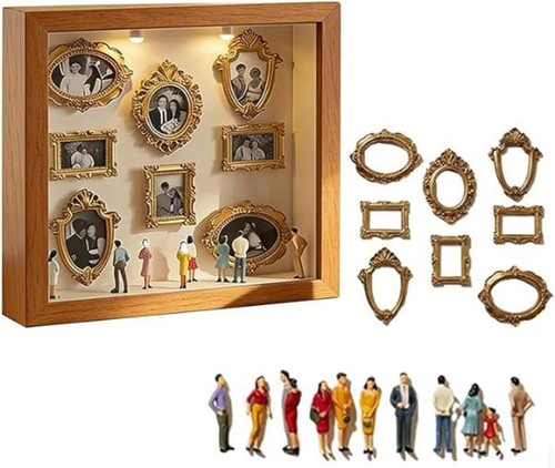 Diy mini museum silhouette box - mini,
