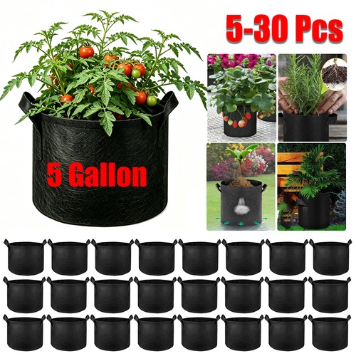 30pcs gallon grow bags - 5,