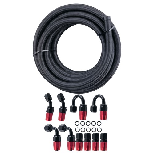 An6 oil cooler line - cooler,