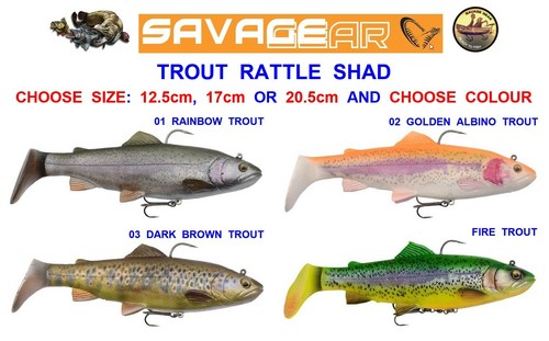 Savage gear trout - 4d, rattle