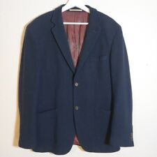 Howick Moon Wool Navy Blue Blazer,  Luxury Fabric 100% New Wool Jacket Coat 42R