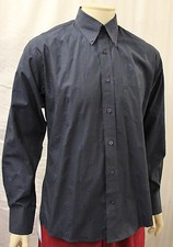 Mens Mans 1960s Navy Paisley shirt 60s 70s Mods Northern Soul Mod shirt