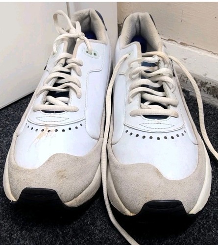 Men white leather mitre - white,