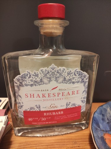 Shakespeare distillery rhubarb - shakespeare,