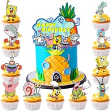 14 SpongeBob Cake Toppers
