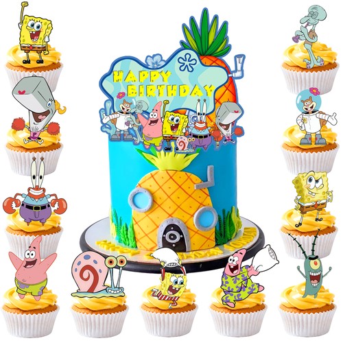 Spongebob cake toppers kids - toppers,