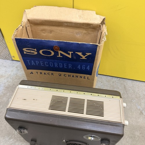 Vintage sony tapecorder 464 - vintage,