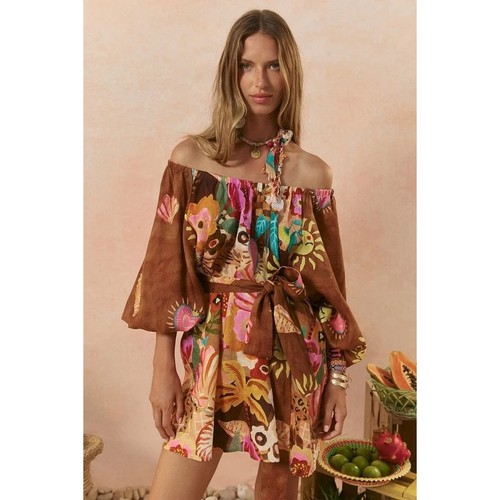 Spell utopia off shoulder mini - spell,