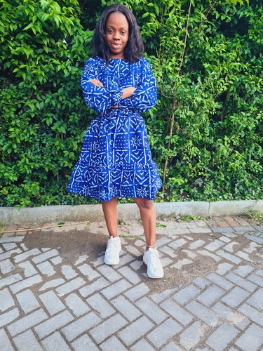 African print ankara dress - african,