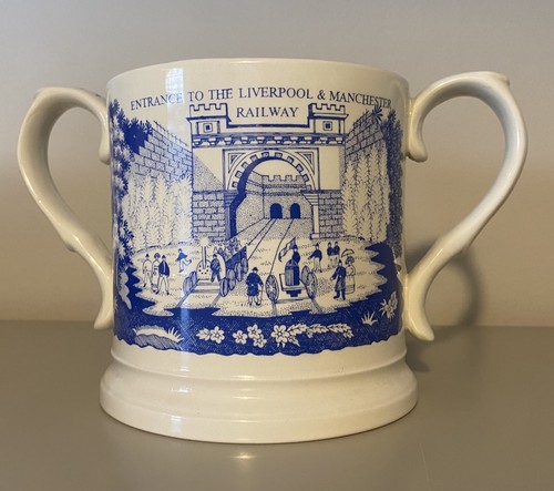 Gladstone pottery loving cup - gladstone,