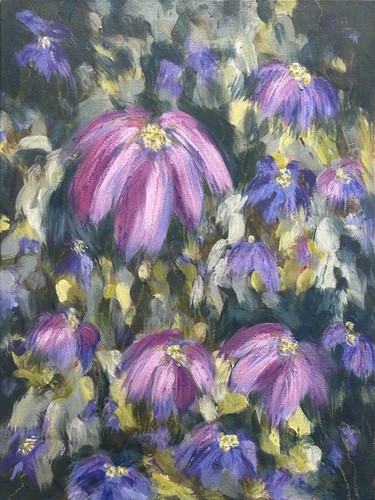 Unframed original acrylic - unframed,