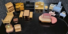 Sylvanian Families Furniture Bundle Nursery Nightlight garden bathroom toilet
