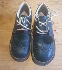 navy blue kickers mens brogue shoes size 8