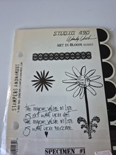 Stampers Anonymous Wendy Vecchi Studio 490 Art In Bloom SCS057 Stamp Set