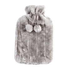 Hot Water Bottle With Pompom