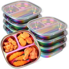 Stainless Steel Kids Plates