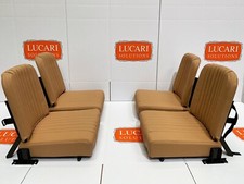 Fluted Barley Leather set of 4