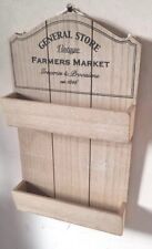 General Store Vintage Farmers Market Wall Hanging Display Stand - 15.5" By 9.5" 
