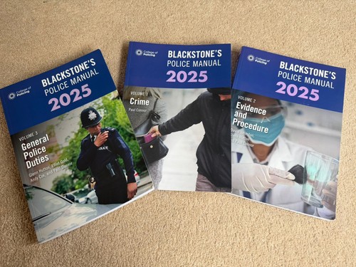 Blackstone police manuals - blackstone's,