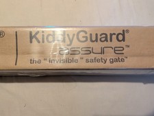 White Lascal Kiddyguard Avant Retractable Stair Gate for Toddlers and Babies 100