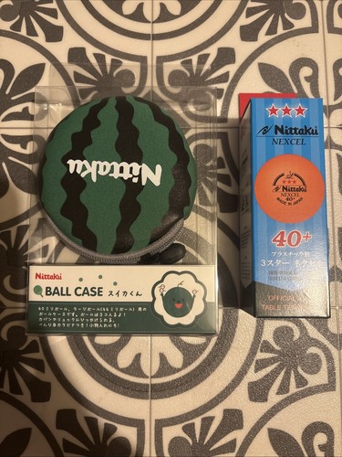 Nittaku watermelon case and - watermelon,