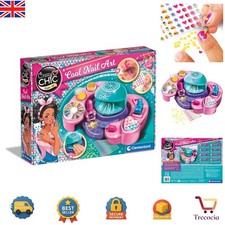 Exciting Crazy Chic Nail Art Studio: Safe Polish, Dryer & Stickers for Kids 6+